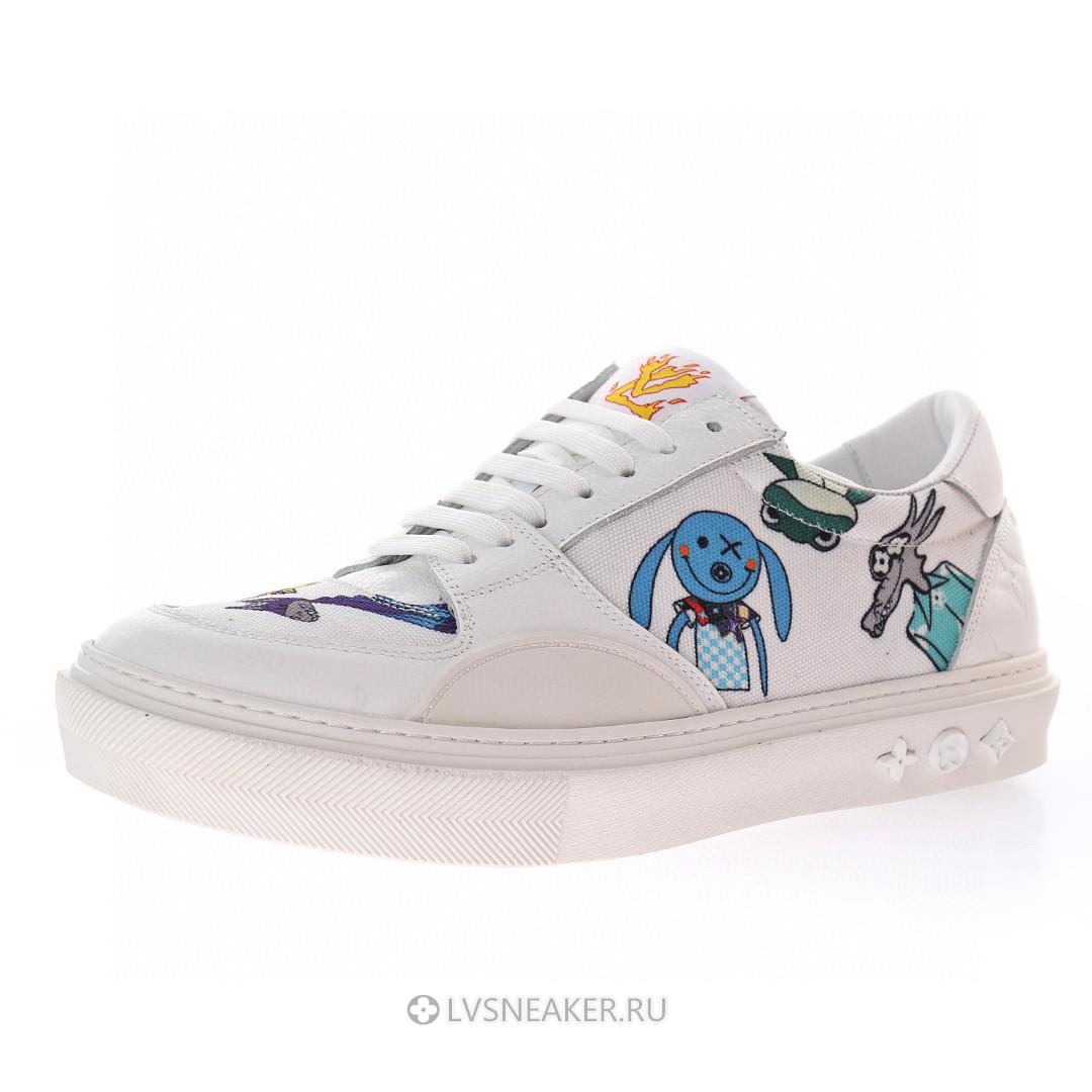 Louis Vuitton LV Ollie "White with Drawings" 1A8Q8 Sneakers