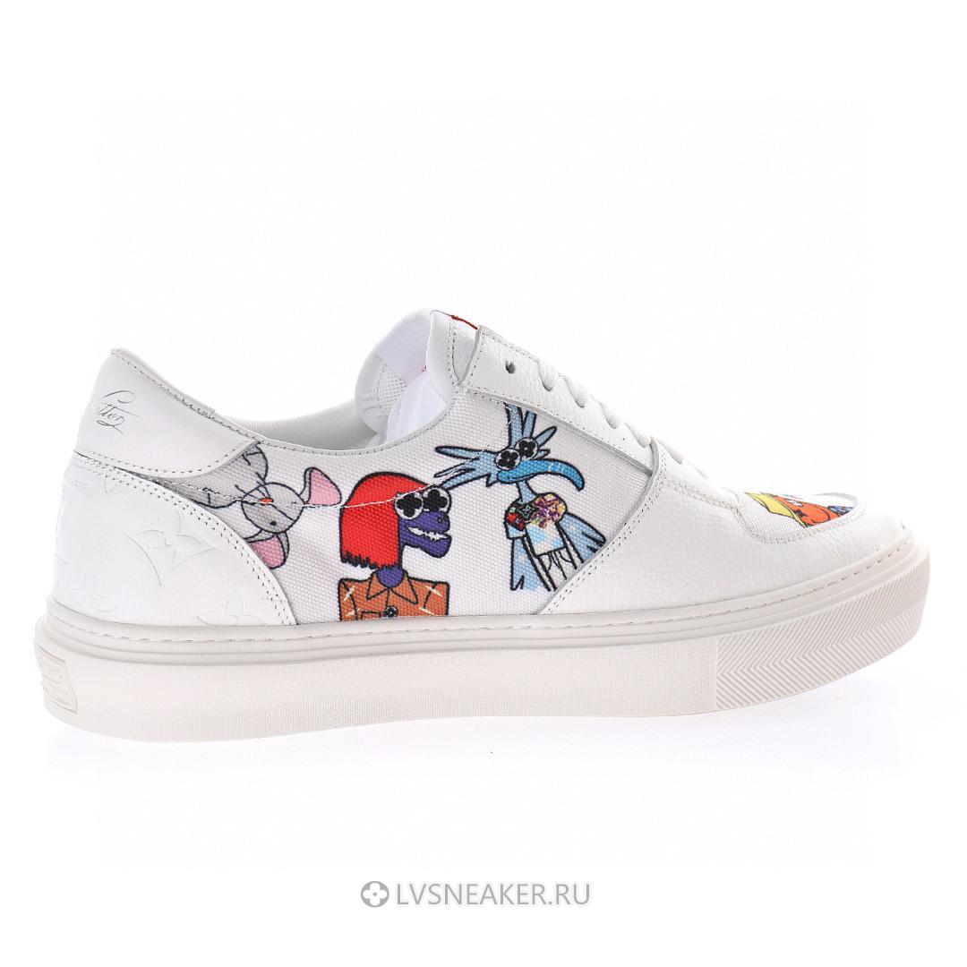 Louis Vuitton LV Ollie "White with Drawings" 1A8Q8 Sneakers