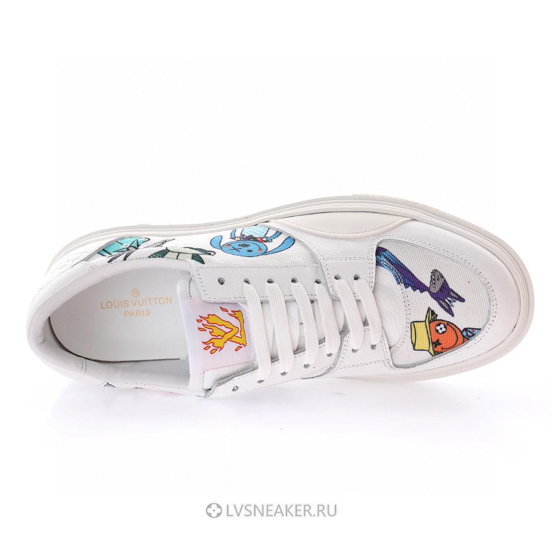 Louis Vuitton LV Ollie "White with Drawings" 1A8Q8 Sneakers