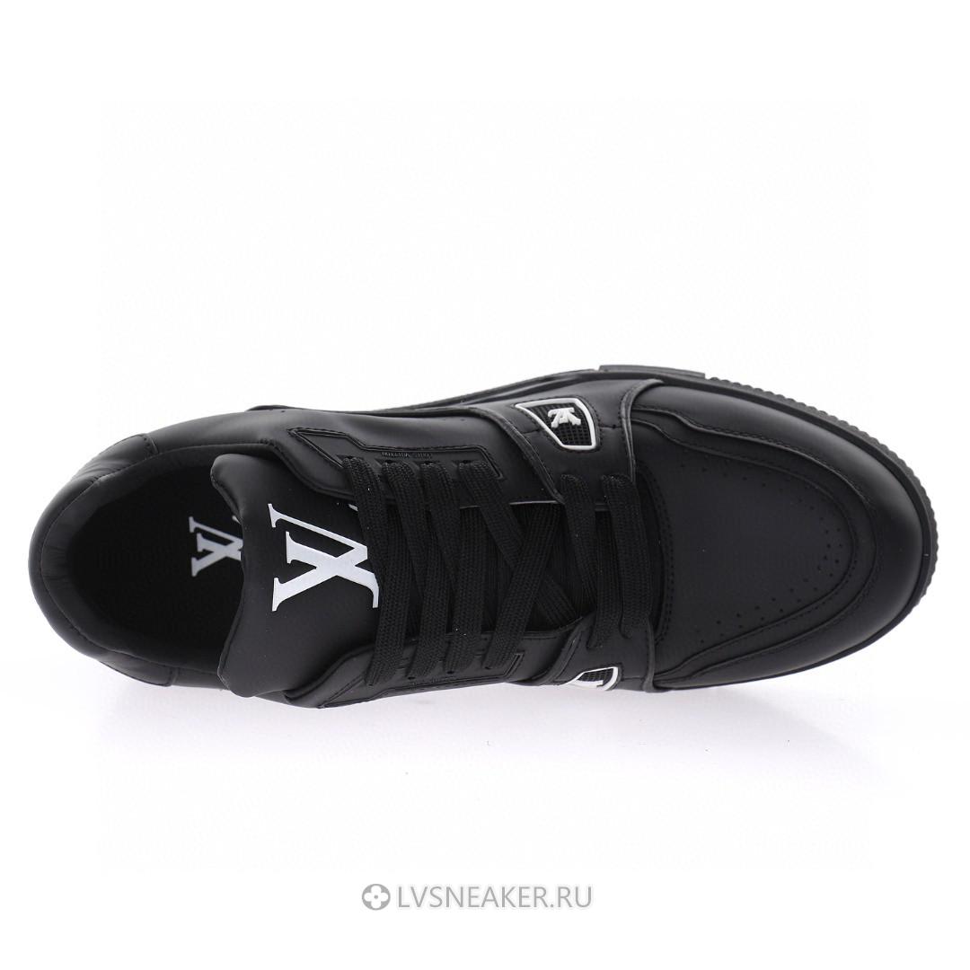 Louis Vuitton LV Trainer "Black Wool" 1A9AFM Sneakers