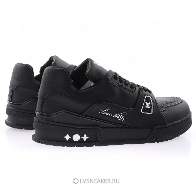 Louis Vuitton LV Trainer "Black Wool" 1A9AFM Sneakers
