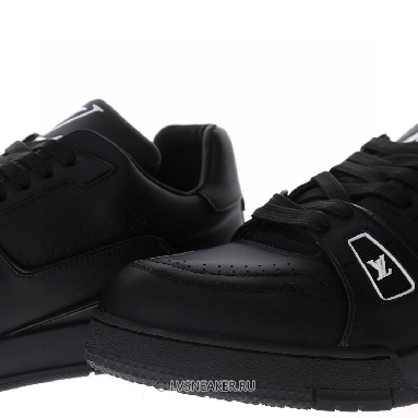 Louis Vuitton LV Trainer "Black Wool" 1A9AFM Sneakers