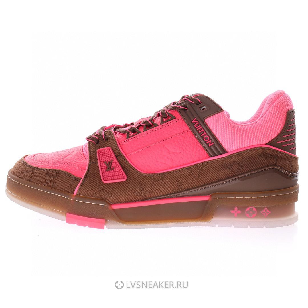 Louis Vuitton LV Trainer "Pink Monogram" 1A8Z5A Sneakers
