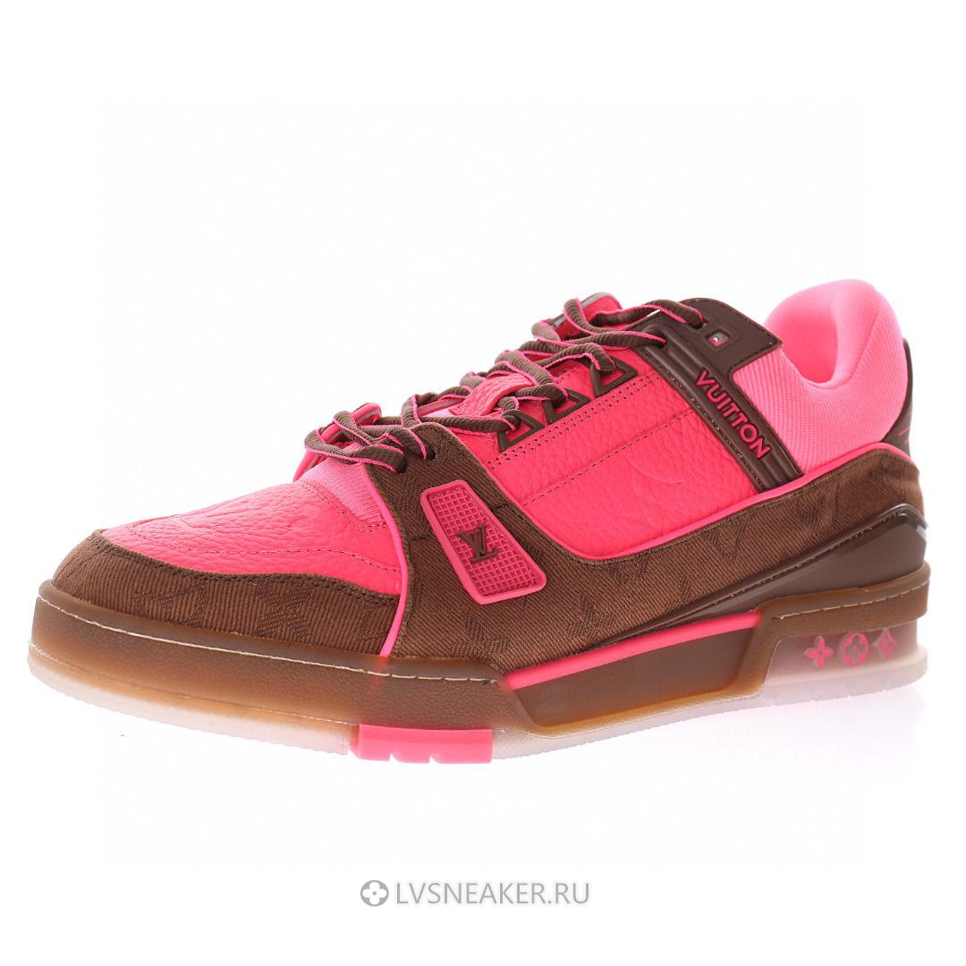 Louis Vuitton LV Trainer "Pink Monogram" 1A8Z5A Sneakers
