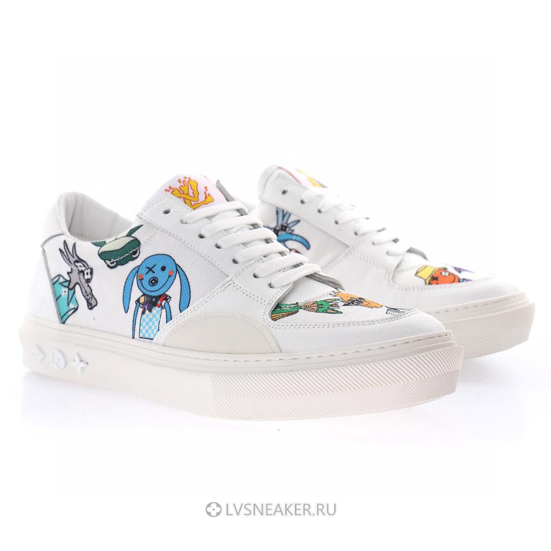 Louis Vuitton LV Ollie "White with Drawings" 1A8Q8 Sneakers