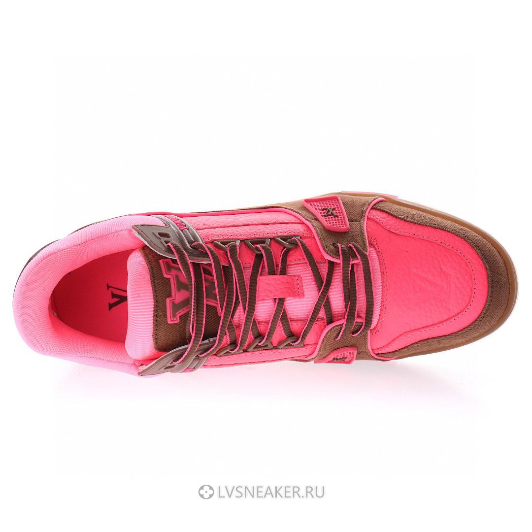 Louis Vuitton LV Trainer "Pink Monogram" 1A8Z5A Sneakers