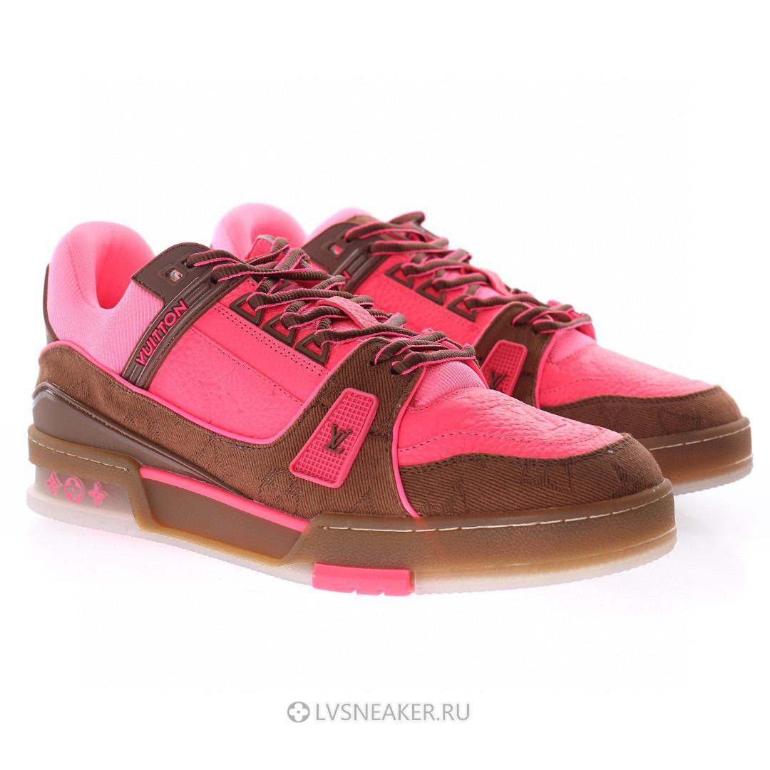Louis Vuitton LV Trainer "Pink Monogram" 1A8Z5A Sneakers