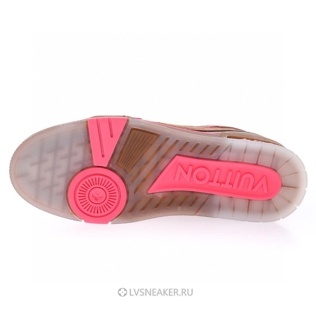 Louis Vuitton LV Trainer "Pink Monogram" 1A8Z5A Sneakers
