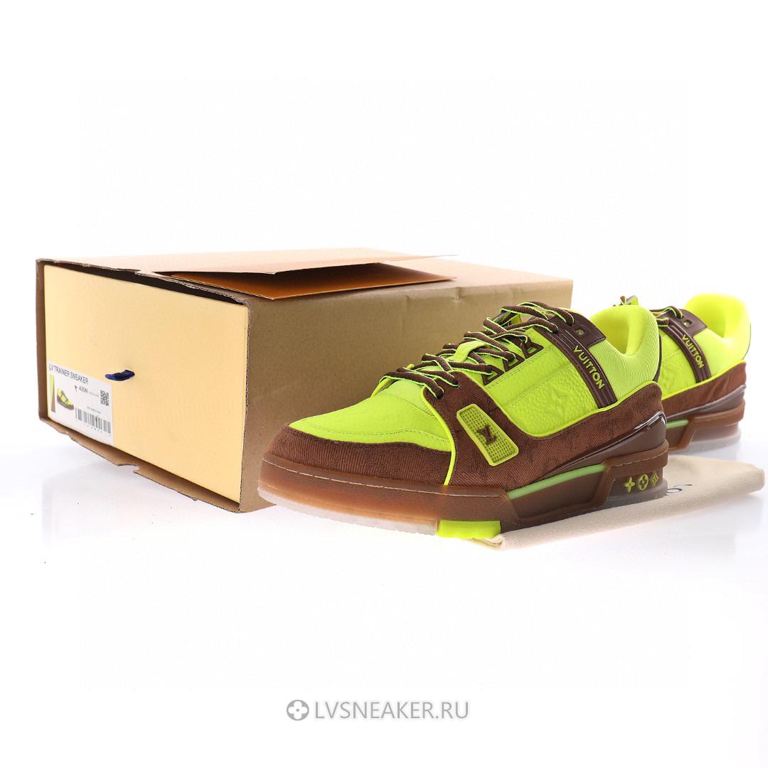 Louis Vuitton LV Trainer "Yellow Monogram" 1A8Z6K Sneakers