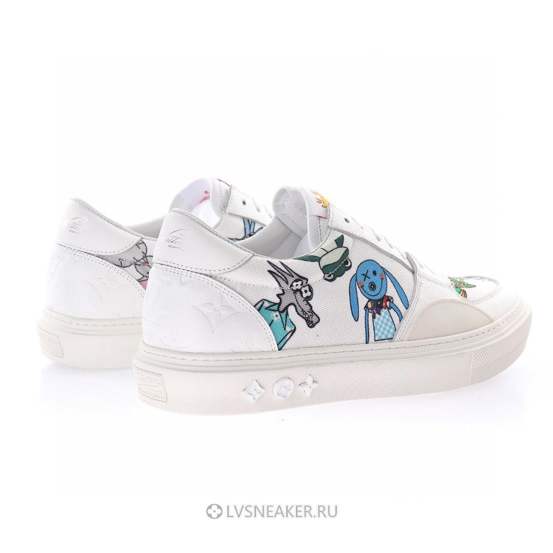 Louis Vuitton LV Ollie "White with Drawings" 1A8Q8 Sneakers
