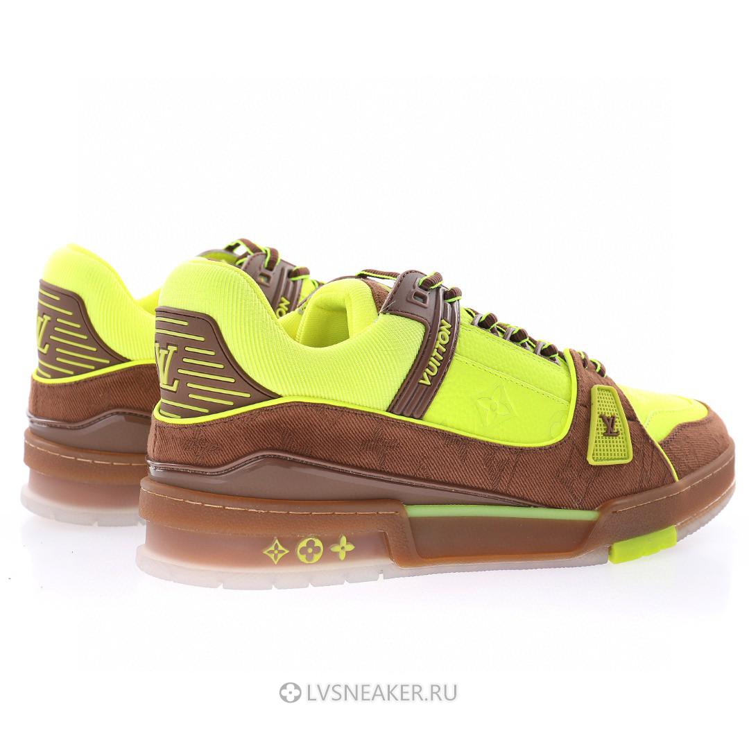 Louis Vuitton LV Trainer "Yellow Monogram" 1A8Z6K Sneakers