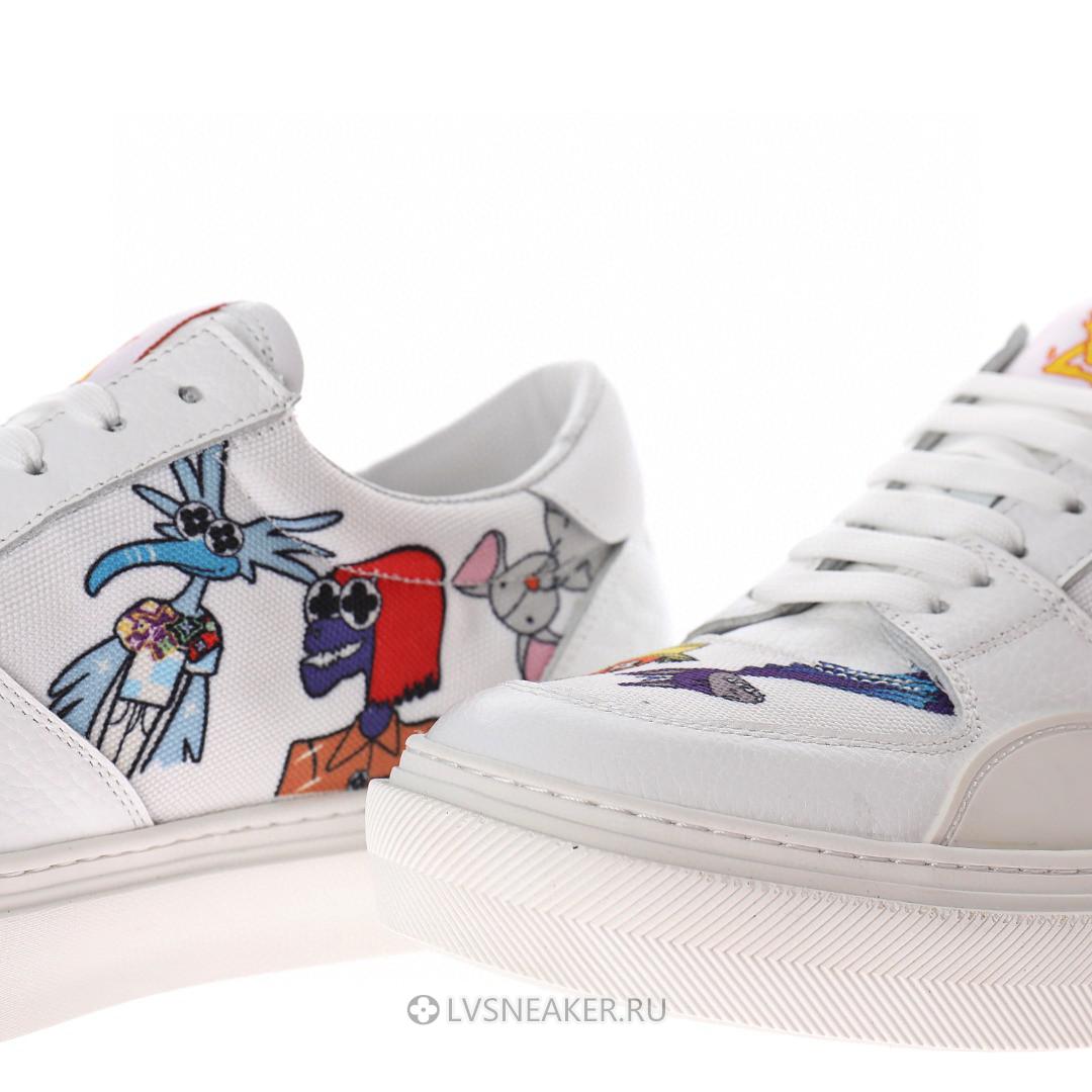 Louis Vuitton LV Ollie "White with Drawings" 1A8Q8 Sneakers