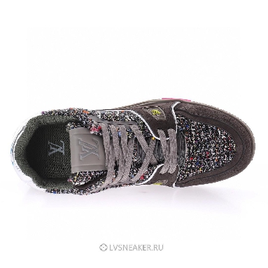 Louis Vuitton LV Trainer "Grey with Colorful Mesh" 1A998B Sneakers