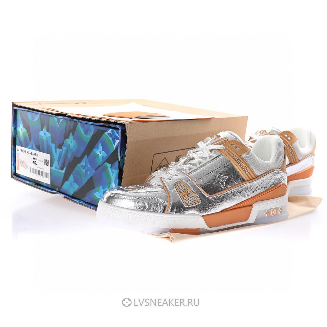 Louis Vuitton LV Trainer "Metallic Beige" 1A996D Sneakers