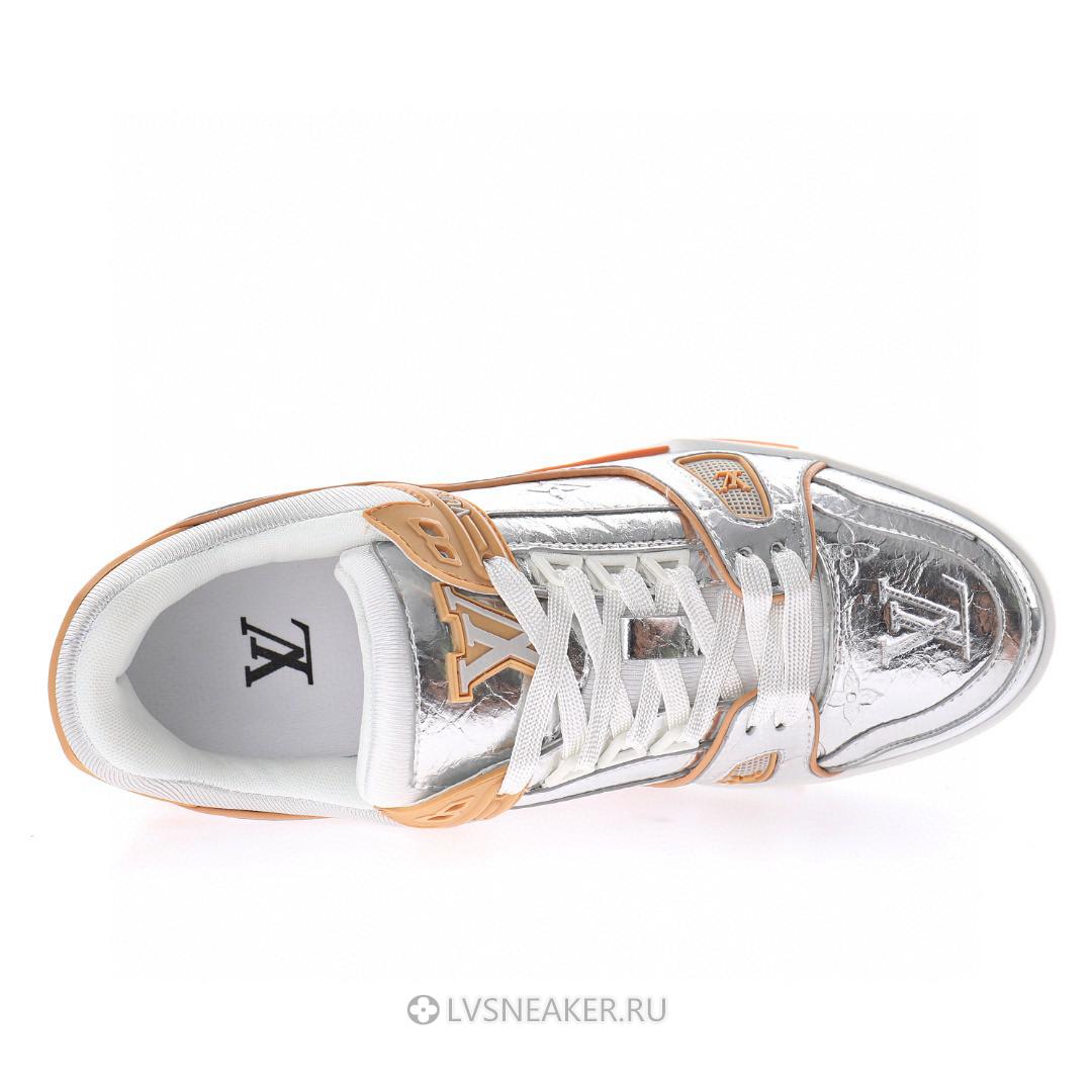 Louis Vuitton LV Trainer "Metallic Beige" 1A996D Sneakers