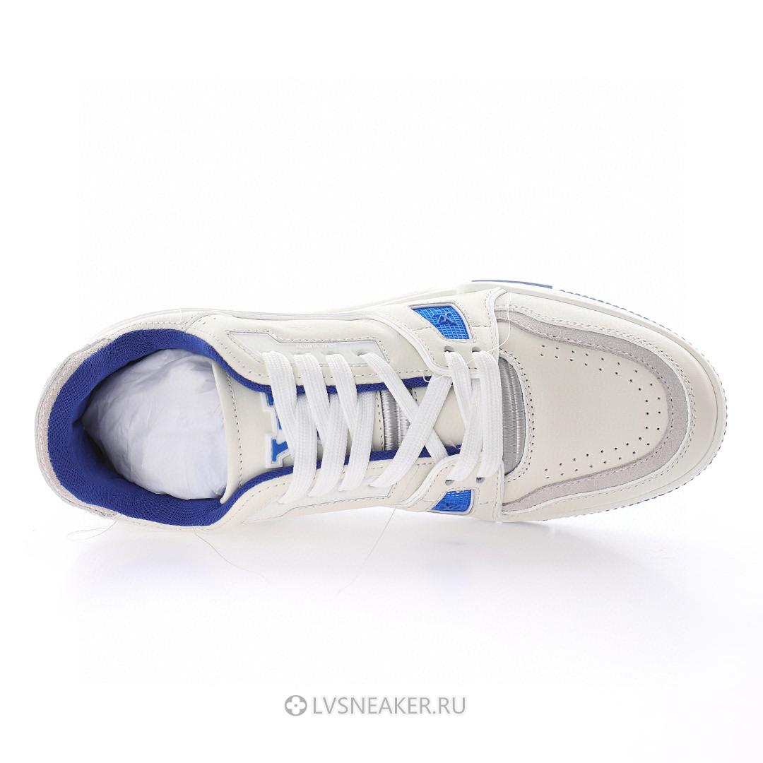 Louis Vuitton LV Trainer "White Blue" 1A8SJV-2 Sneakers