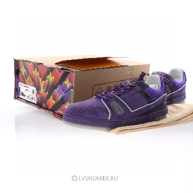 Louis Vuitton LV Trainer "Purple Suede" 1ACR24-2 Sneakers