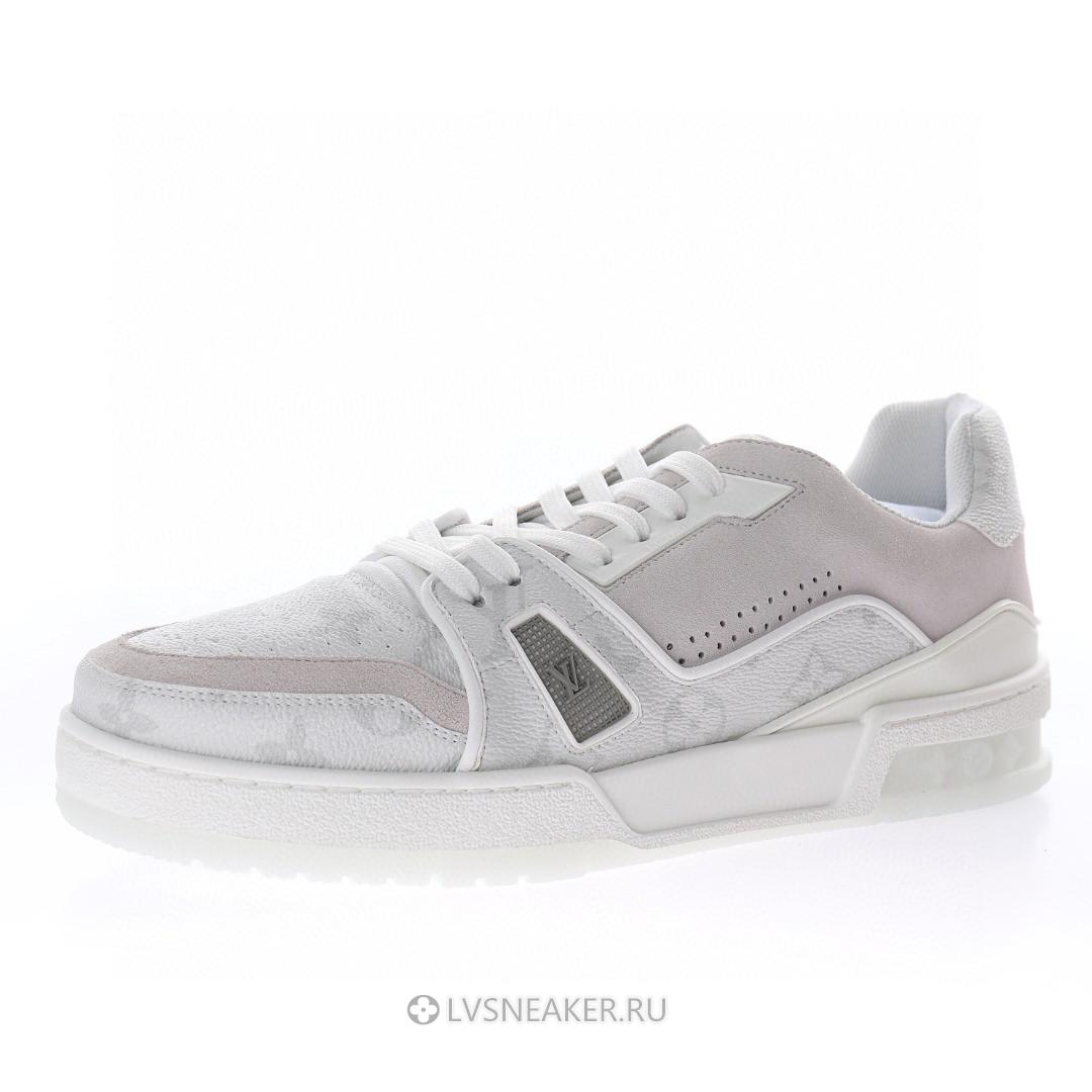 Louis Vuitton LV Trainer "Monogram Grey White" 1AC68D-2 Sneakers