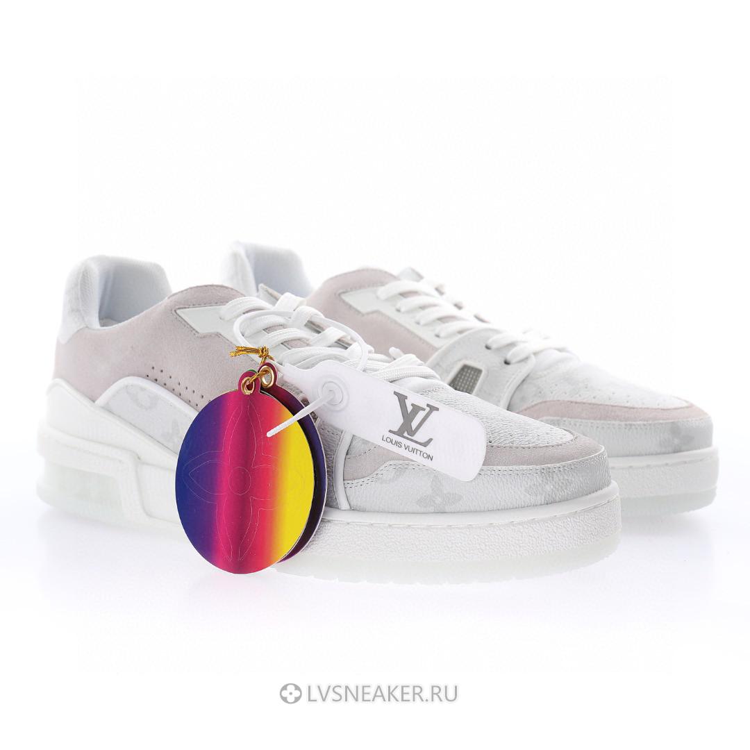 Louis Vuitton LV Trainer "Monogram Grey White" 1AC68D-2 Sneakers