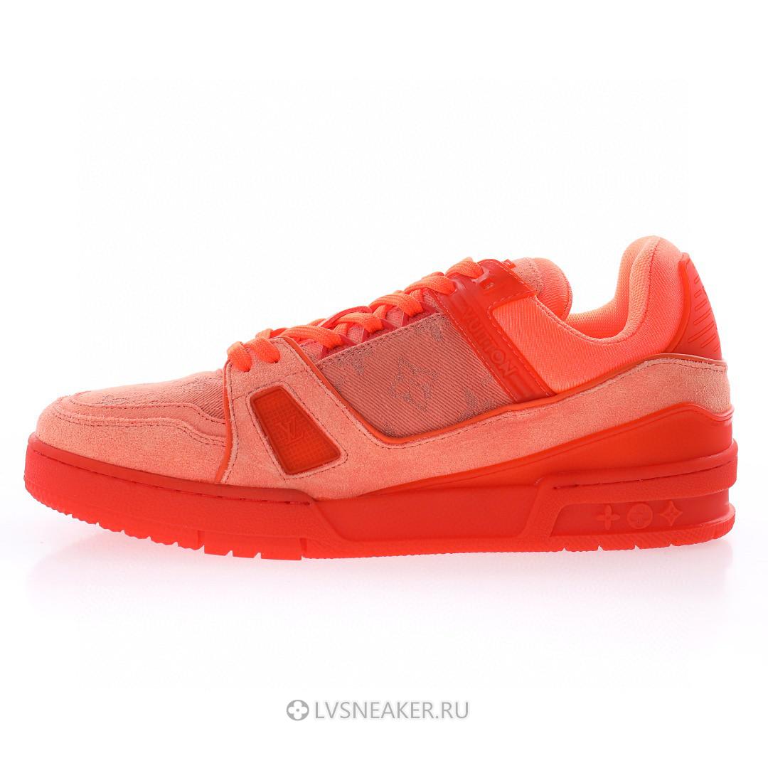 Louis Vuitton LV Trainer "Monogram Orange" 1AC4UM-2 Sneakers