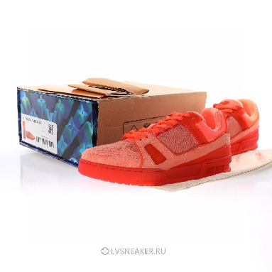 Louis Vuitton LV Trainer "Monogram Orange" 1AC4UM-2 Sneakers