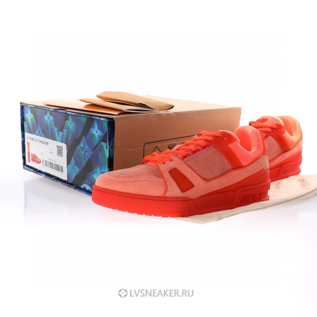 Louis Vuitton LV Trainer "Monogram Orange" 1AC4UM-2 Sneakers