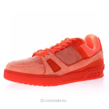 Louis Vuitton LV Trainer "Monogram Orange" 1AC4UM-2 Sneakers