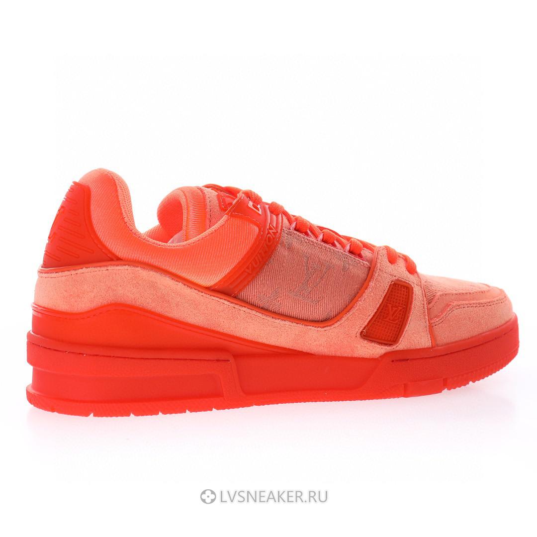 Louis Vuitton LV Trainer "Monogram Orange" 1AC4UM-2 Sneakers