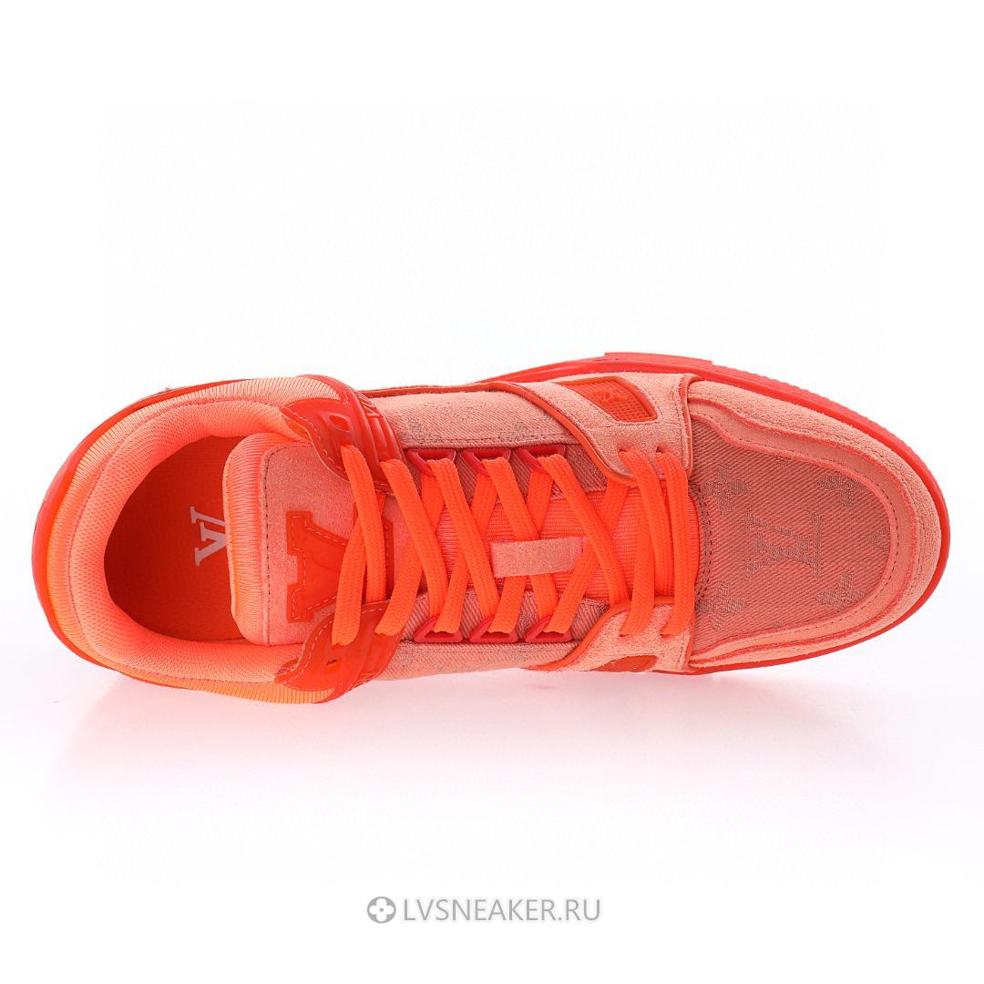Louis Vuitton LV Trainer "Monogram Orange" 1AC4UM-2 Sneakers