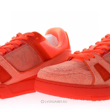 Louis Vuitton LV Trainer "Monogram Orange" 1AC4UM-2 Sneakers