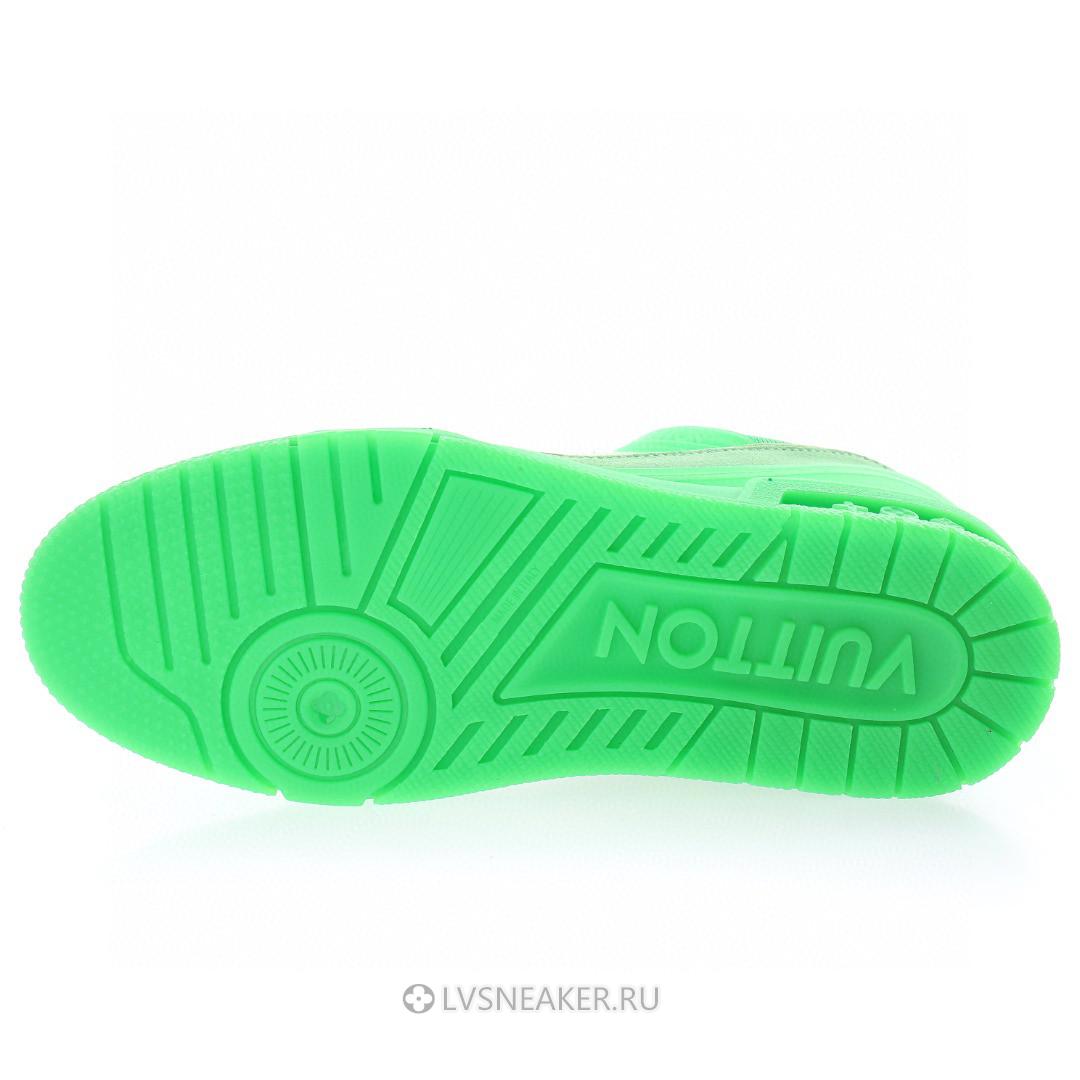 Louis Vuitton LV Trainer "Fluorescent Green" 1A8KDA-2 Sneakers