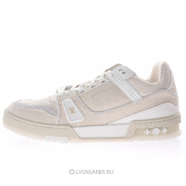 Louis Vuitton LV Trainer "Beige Monogram Demin" 1A8Z4W-2 Sneakers