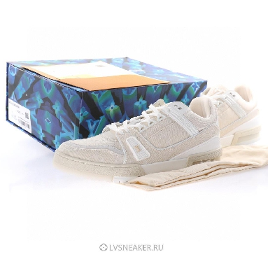 Louis Vuitton LV Trainer "Beige Monogram Demin" 1A8Z4W-2 Sneakers
