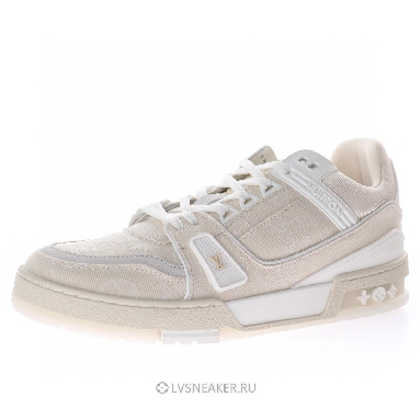 Louis Vuitton LV Trainer "Beige Monogram Demin" 1A8Z4W-2 Sneakers