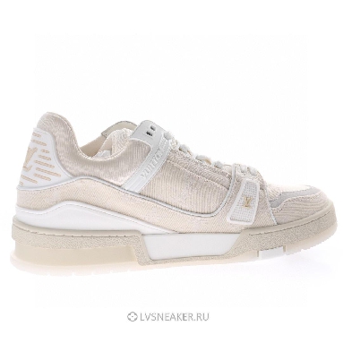 Louis Vuitton LV Trainer "Beige Monogram Demin" 1A8Z4W-2 Sneakers