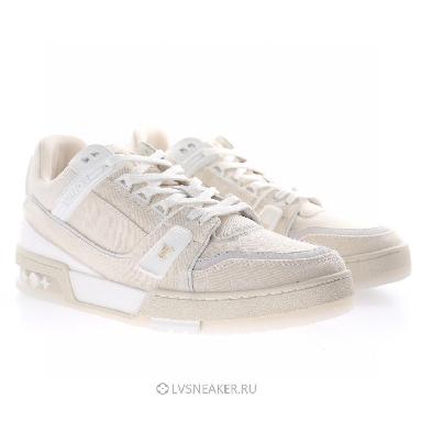 Louis Vuitton LV Trainer "Beige Monogram Demin" 1A8Z4W-2 Sneakers