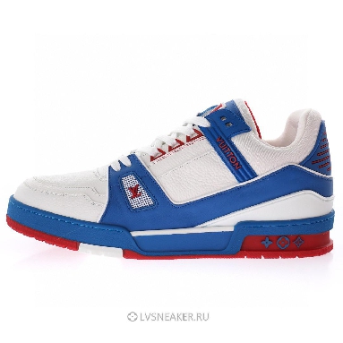 Louis Vuitton LV Trainer "Red White Blue" 1A8ZT0 Sneakers