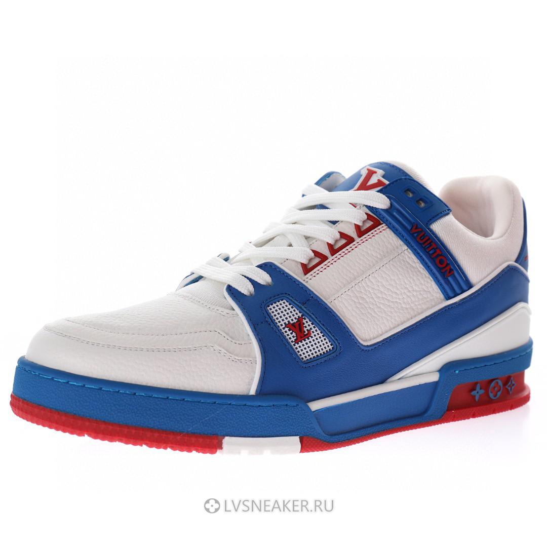 Louis Vuitton LV Trainer "Red White Blue" 1A8ZT0 Sneakers