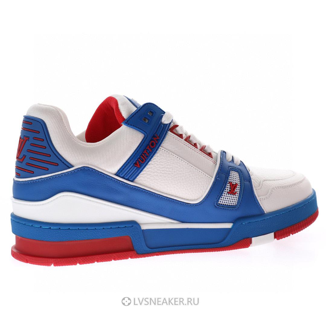 Louis Vuitton LV Trainer "Red White Blue" 1A8ZT0 Sneakers