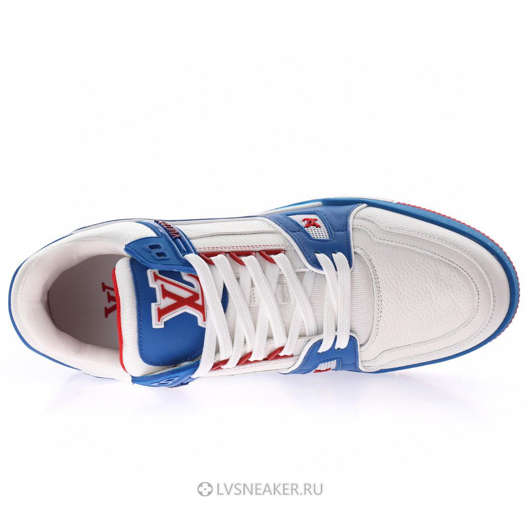 Louis Vuitton LV Trainer "Red White Blue" 1A8ZT0 Sneakers