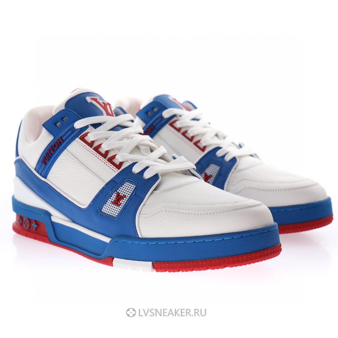 Louis Vuitton LV Trainer "Red White Blue" 1A8ZT0 Sneakers