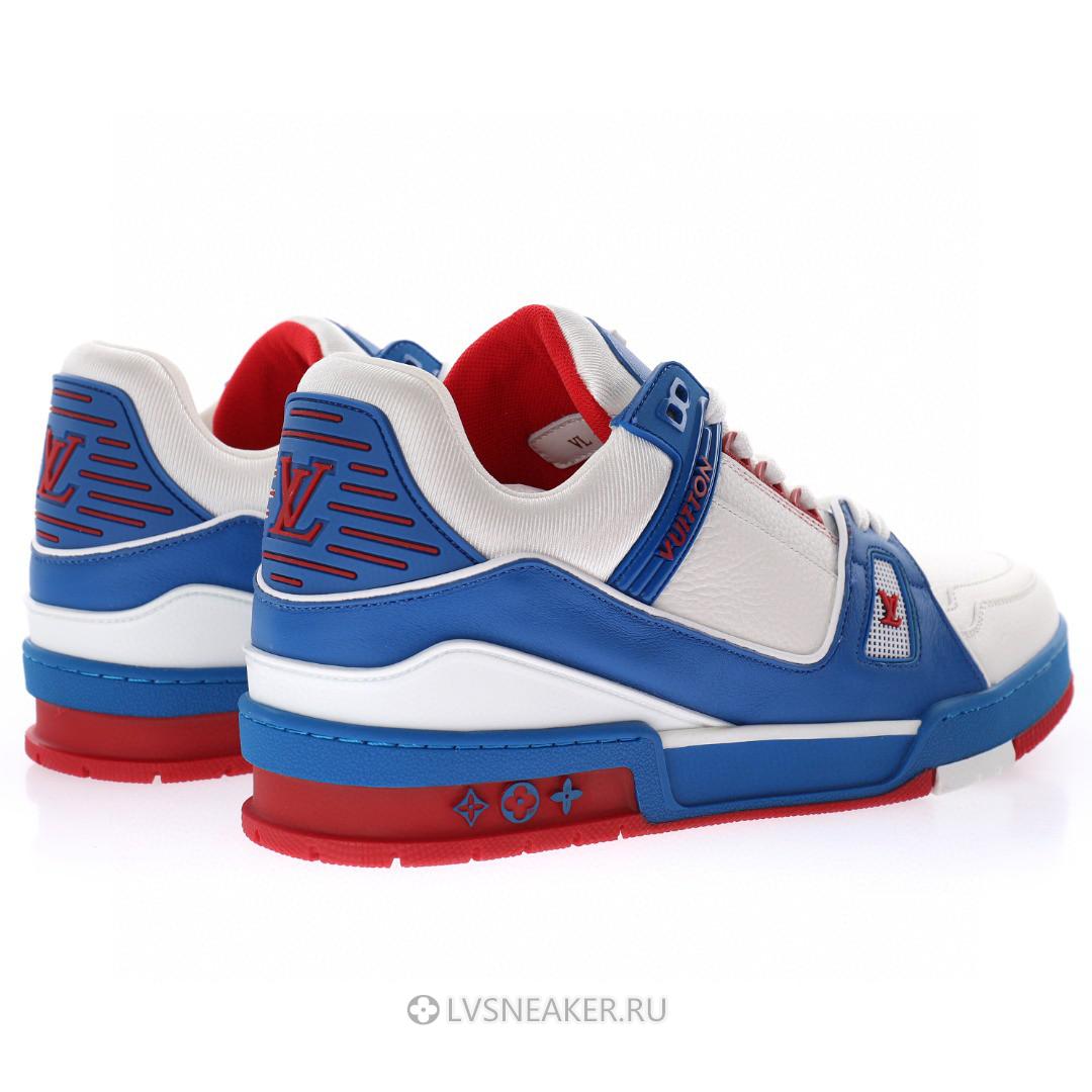 Louis Vuitton LV Trainer "Red White Blue" 1A8ZT0 Sneakers
