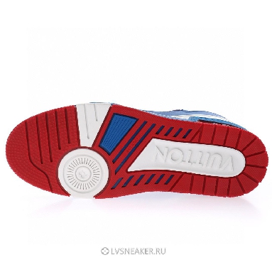 Louis Vuitton LV Trainer "Red White Blue" 1A8ZT0 Sneakers