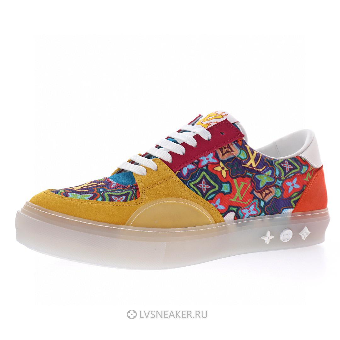 Louis Vuitton LV Ollie "Psychedelic Monogram Canvas and Leather" 1A8Q6L Sneakers
