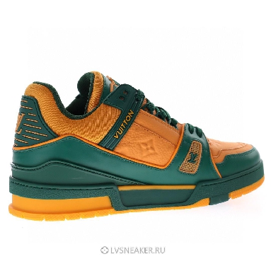 Louis Vuitton LV Trainer "Green Orange Monogram" 1A8WFR Sneakers