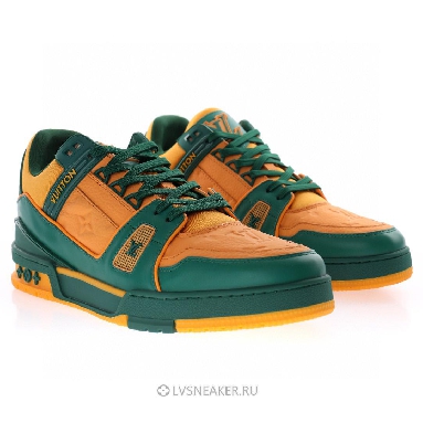 Louis Vuitton LV Trainer "Green Orange Monogram" 1A8WFR Sneakers