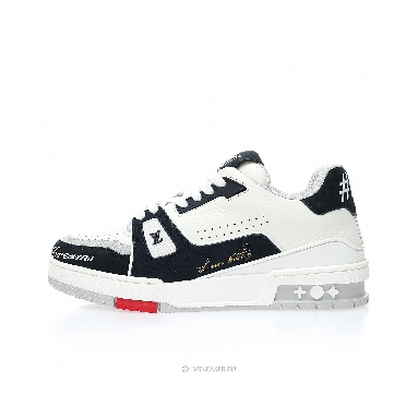 Louis Vuitton LV Trainer "New York Exclusive - White Leather" 1AC01Q Sneakers