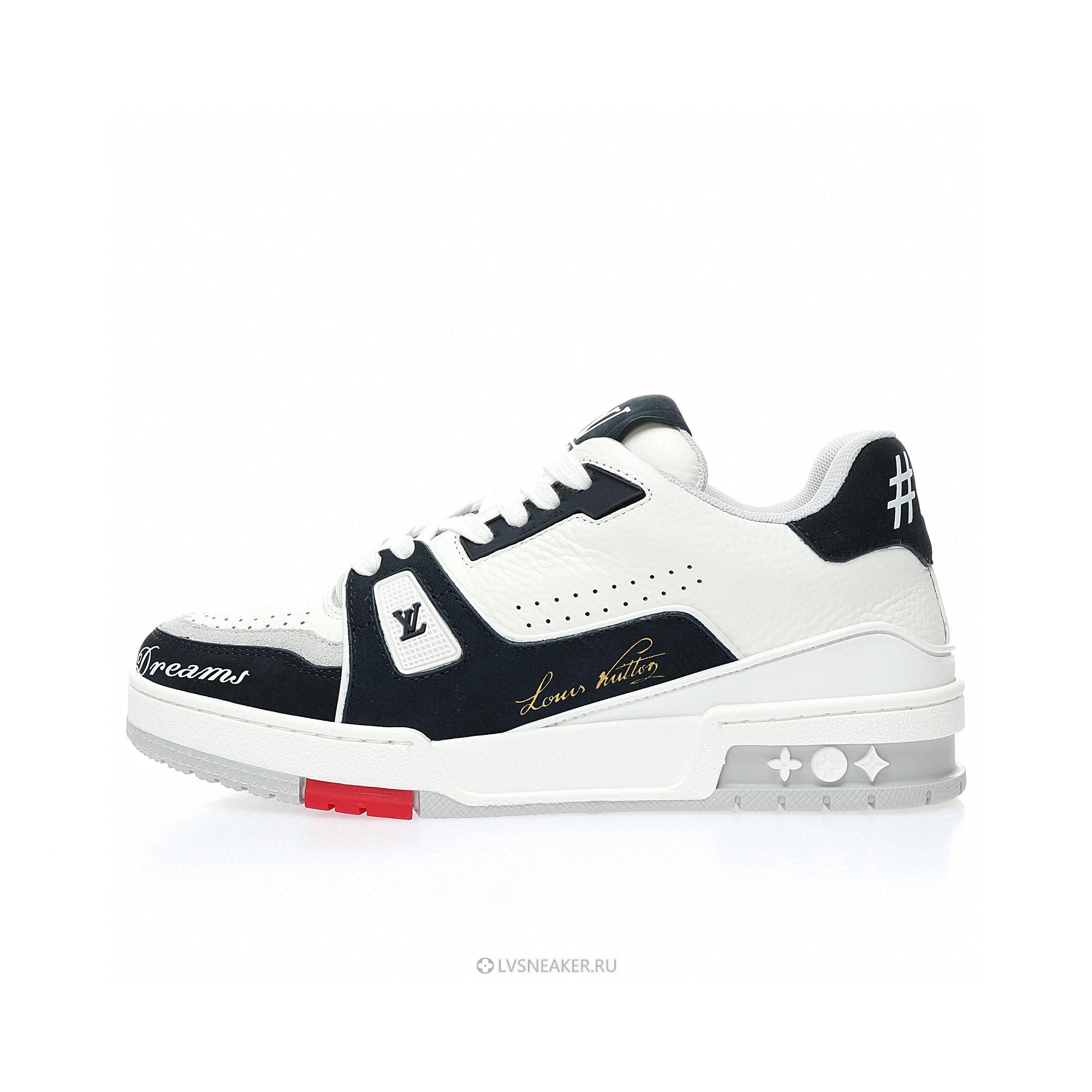 Louis Vuitton LV Trainer "New York Exclusive - White Leather" 1AC01Q Sneakers