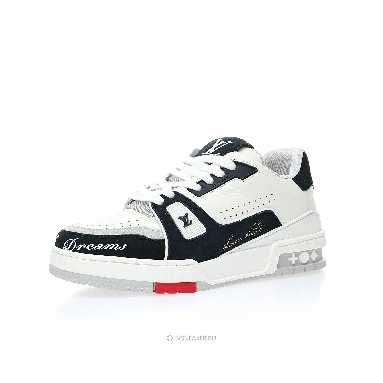 Louis Vuitton LV Trainer "New York Exclusive - White Leather" 1AC01Q Sneakers