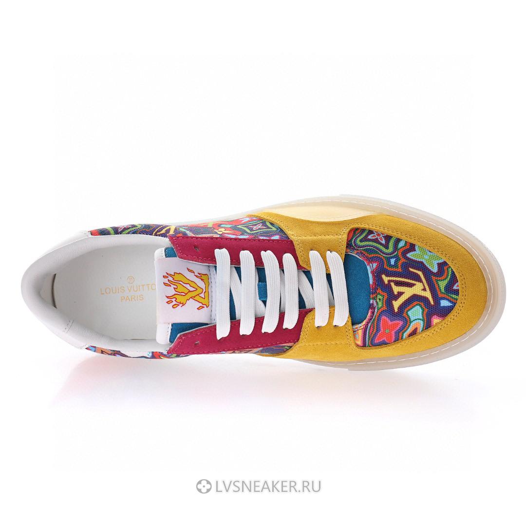 Louis Vuitton LV Ollie "Psychedelic Monogram Canvas and Leather" 1A8Q6L Sneakers